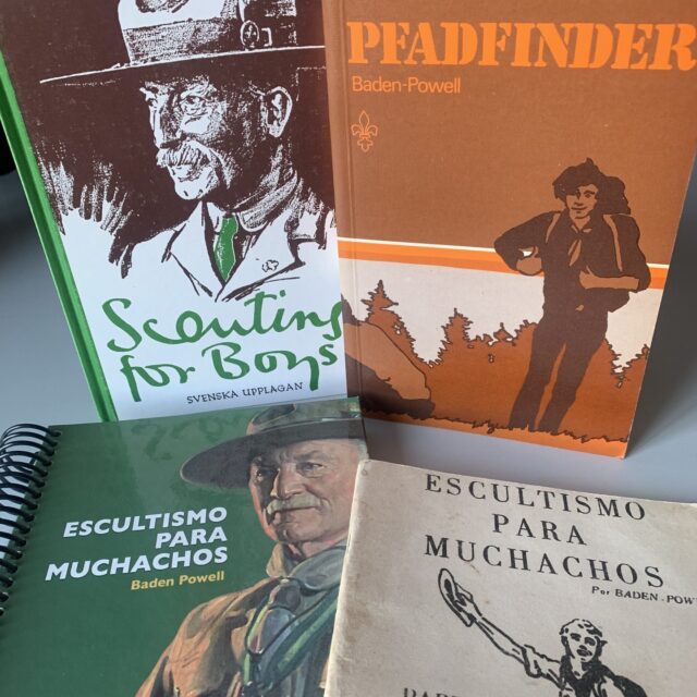 18 New and vintage editions of Scouting for Boys from countries all over the world available at the web shop. Guatemala, Turkey, Spain, Canada, Chile and many others!